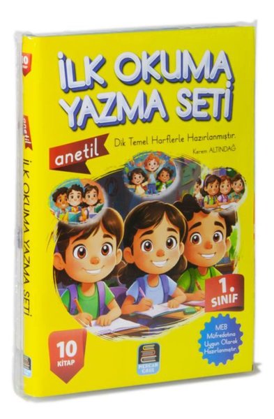 1. Sınıf Anetil İlk Okuma Yazma Seti - 10 Kitap Takım Kerem Altındağ