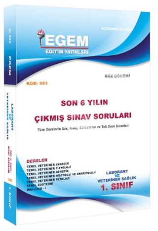 1. Sınıf Laborant ve Veteriner Sağlık Çıkmış Sınav Soruları (2011-2018