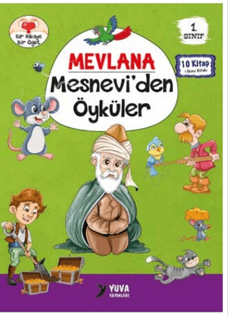 1.Sınıf Mevlana Mesnevi'den Öyküler Seti - 10 Kitap Takım Kolektif