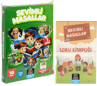 1. Sınıf Sevimli Masallar Okuma Seti - 10 Kitap Takım + Soru Kitapçığı