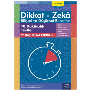 10-11 Yaş Dikkat - Zeka - Bilişsel ve Düşünsel Beceriler - 10 Dakikalı