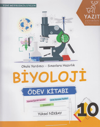 10. Sınıf Biyoloji Ödev Kitabı Yüksel Nikbay