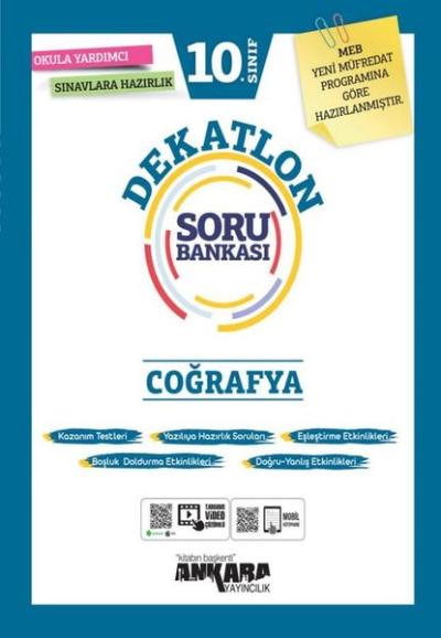 10. Sınıf Coğrafya Dekatlon Soru Bankası Kolektif