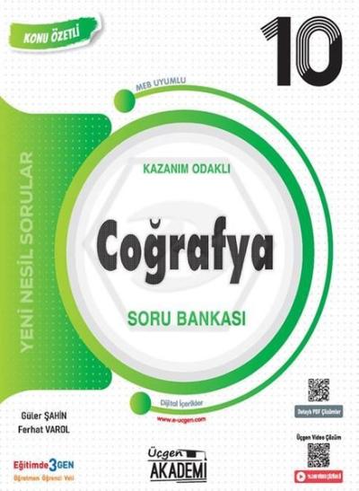 10. Sınıf Coğrafya Konunun Özü Soru Bankası Kolektif