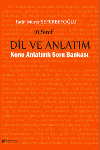 10. Sınıf Dil ve Anlatım Konu Anlatımlı Soru Bankası %15 indirimli Fat