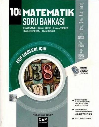 10.Sınıf Fen Lisesi Matematik Soru Bankası Kolektif