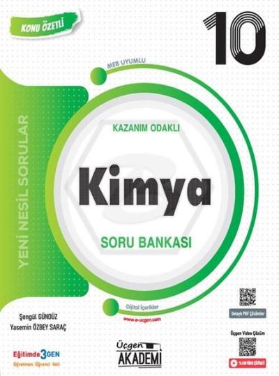 10. Sınıf Kimya Konunun Özü Soru Bankası Yasemin Özbey Saraç