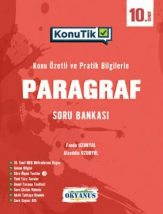 10. Sınıf KonuTik Paragraf Soru Bankası Kolektif