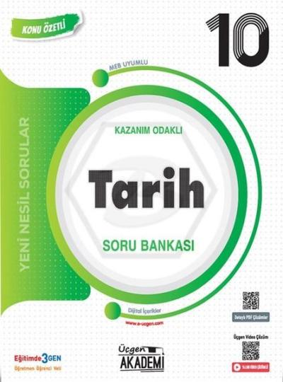 10. Sınıf Tarih Konunun Özü Soru Bankası Kolektif