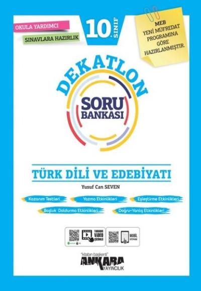 10. Sınıf Türk Dili ve Edebiyatı Dekatlon Soru Bankası Kolektif