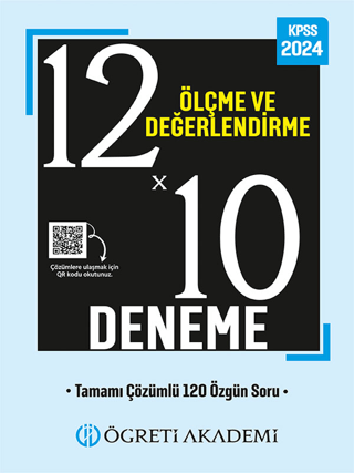 2023 KPSS Eğitim Bilimleri Ölçme ve Değerlendirme 12x10 Deneme Kolekti