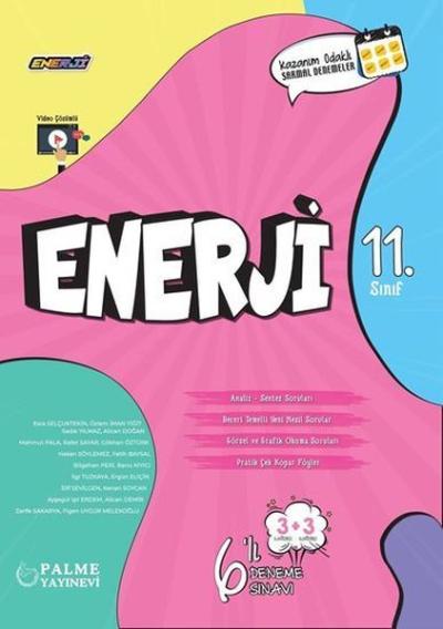 11. Sınıf Enerji 6 Deneme Sınavı Kolektif