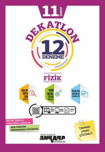 11. Sınıf Fizik Dekatlon Denemeleri ( 12 Adet ) Kolektif