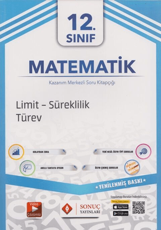 12. Sınıf Matematik Limit Süreklilik Türev Kolektif