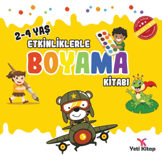 2 - 4 yaş Etkinliklerle Boyama Kitabı 2 Kolektif