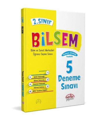 2.Sınıf Bilsem Tamamı Çözümlü 5 Fasikül Deneme Sınavı Kolektif