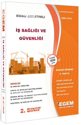 2. Sınıf İş Sağlığı ve Güvenliği Bahar Dönemi (2223) Kolektif