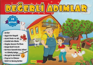 2 ve 3. Sınıflar için Değerli Adımlar Serisi Seti - 10 Kitap Takım Kol