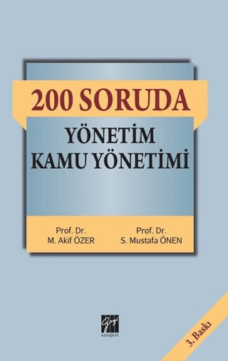 200 Soruda Yönetim Kamu Yönetimi Mehmet Akif Özer