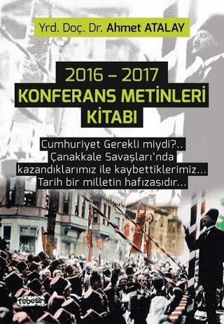 2016 - 2017 Konferans Metinleri Kitabı Ahmet Atalay