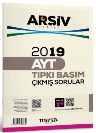 2019 AYT Arşiv Serisi Çıkmış Sorular Tamamı Video Çözümlü Kollektif