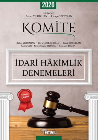 2020 Komite İdari Hakimlik Denemeleri Tamamı Çözümlü 5 Deneme Bahar Yı