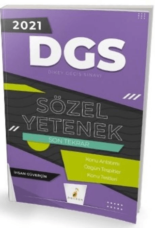 2021 DGS Sözel Yetenek Son Tekrar Konu Anlatımı İhsan Güverçin