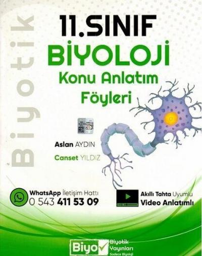 2022 11.Sınıf Biyoloji Konu Anlatım Föyleri Kolektif