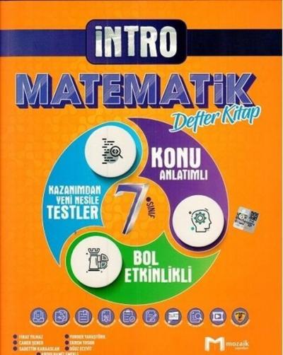 2022 7.Sınıf Matematik İntro Defter Kitap Kolektif