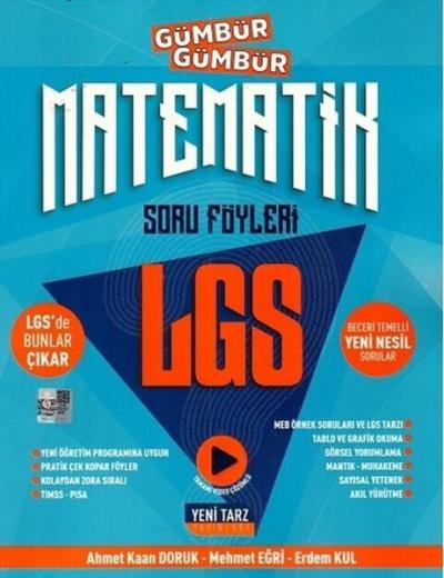 2022 8.Sınıf LGS Matematik Gümbür Gümbür Soru Föyleri Kolektif