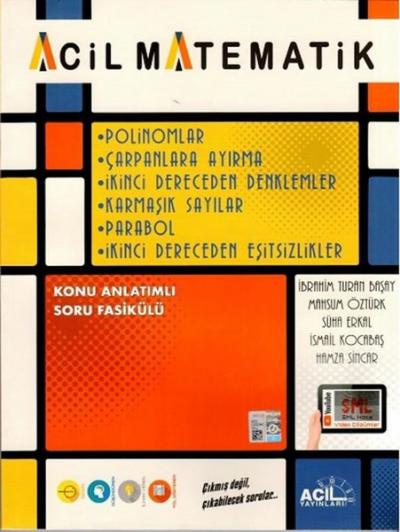 2022 Acil Matematik Polinomlar Çarpanlara Ayırma 2.Dereceden Denklemle