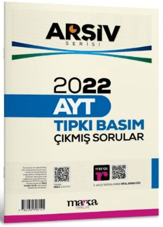 2022 AYT Arşiv Serisi Çıkmış Sorular Tamamı Video Çözümlü Kollektif