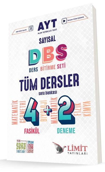 2022 AYT Sayısal Ders Bitirme Seti Tüm Dersler Soru Bankası Kolektif