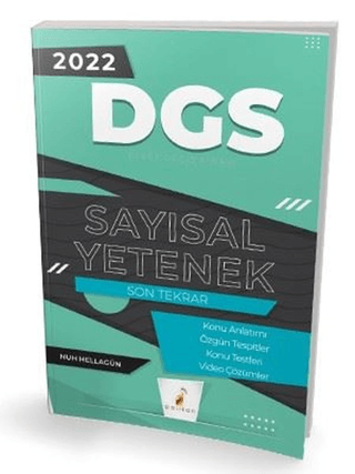 2022 DGS Sayısal Yetenek Son Tekrar Konu Anlatımı Nuh Hellagün