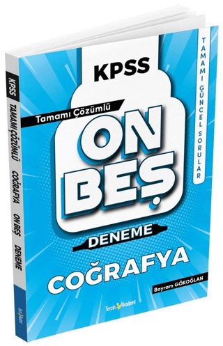 2022 KPSS Coğrafya 15 Deneme Bayram Gökoğlan