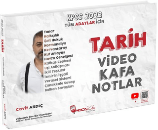 2022 KPSS Tarih Video Kafa Notlar Cavit Ardıç