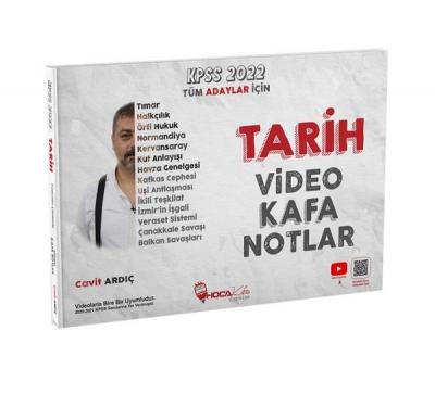 2022 KPSS Tarih Video Kafa Notlar Cavit Ardıç