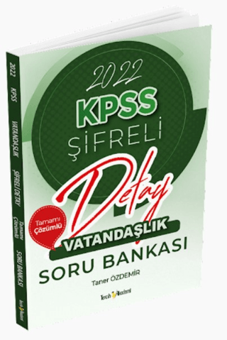 2021 KPSS Vatandaşlık Tamamı Çözümlü Soru Bankası Taner Özdemir