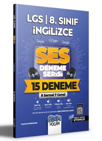 2022 LGS 8.Sınıf İngilizce SES Deneme Serisi 15 Deneme Hande Kahraman