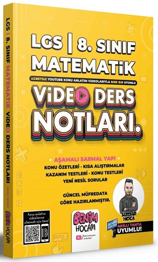 2022 LGS 8.Sınıf Matematik Video Ders Notları Kolektif