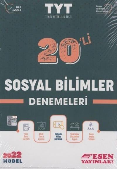 2022 TYT Sosyal Bilimleri 20'li Deneme Kolektif