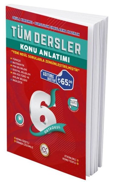 2023 6.Sınıf Tüm Dersler Konu Anlatımlı Kolektif