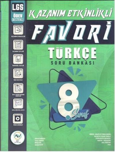 2023 8.Sınıf LGS Türkçe Kazanım Etkinlikli Soru Bankası Kolektif