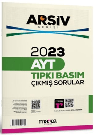 2023 AYT Arşiv Servisi Çıkmış Sorular Tamamı Video Çözümlü Kollektif