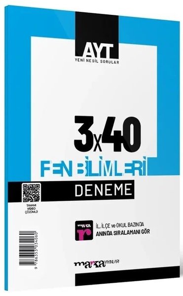 2023 AYT Fen Bilimleri 3x40 Deneme Kolektif