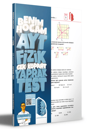 2023 AYT Fizik Çek Kopar Yaprak Test Barış Akıncıoğlu