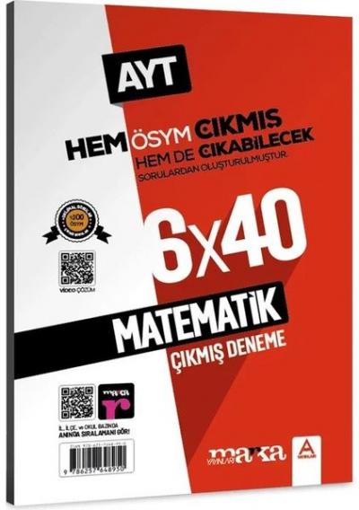 2023 AYT MatemaWk 6x40 Çıkmış ve Çıkabilecek Sorular Deneme Kolektif