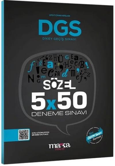 2023 DGS Sözel 5x50 Deneme Kolektif