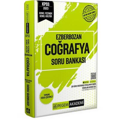 2023 Ezberbozan KPSS Genel Yetenek Genel Kültür Coğrafya Soru Bankası 