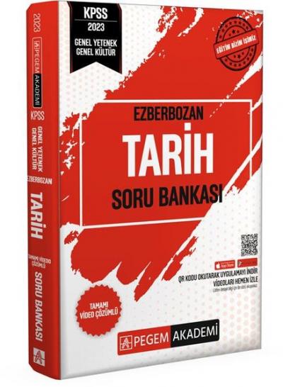 2023 Ezberbozan KPSS Genel Yetenek Genel Kültür Tarih Soru Bankası Kol